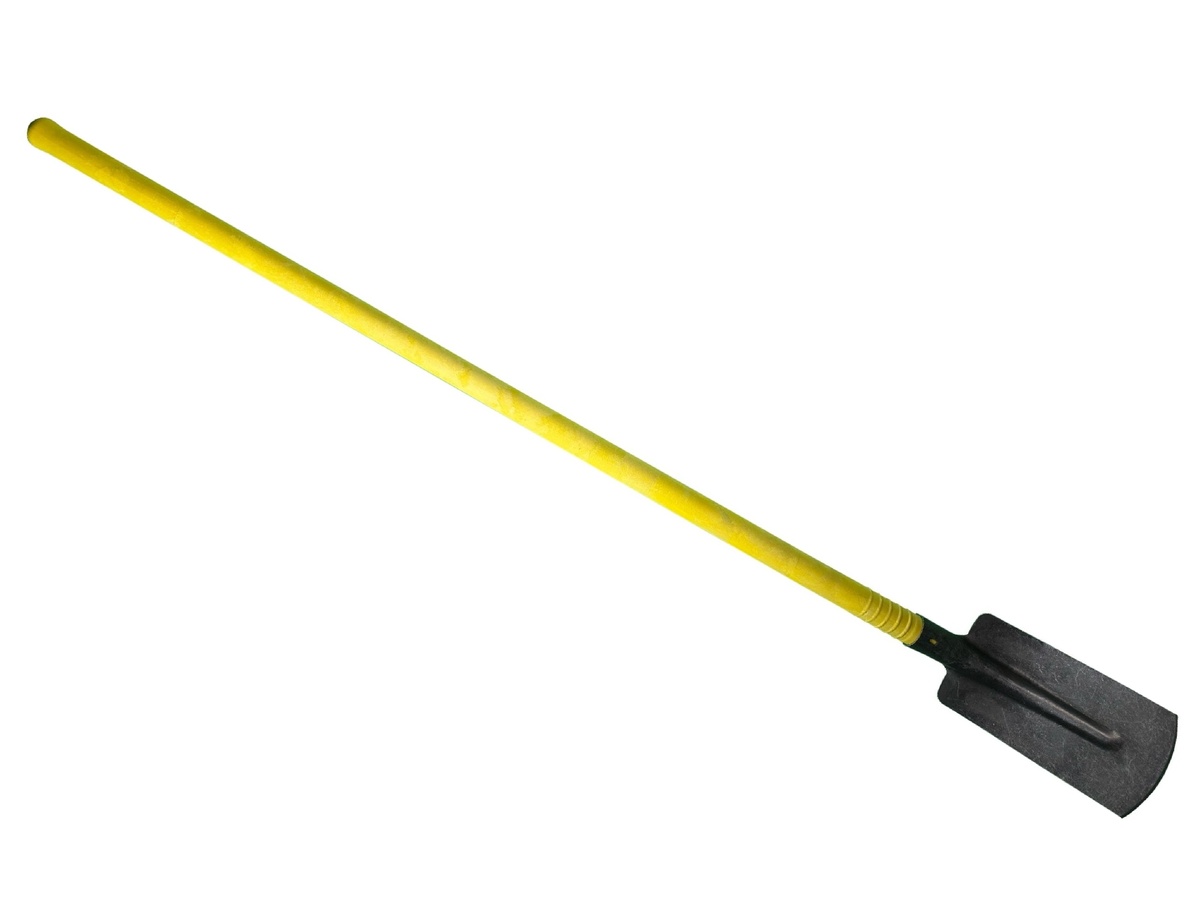 Trencing shovel 10cm with 130cm fiberglass straight handle